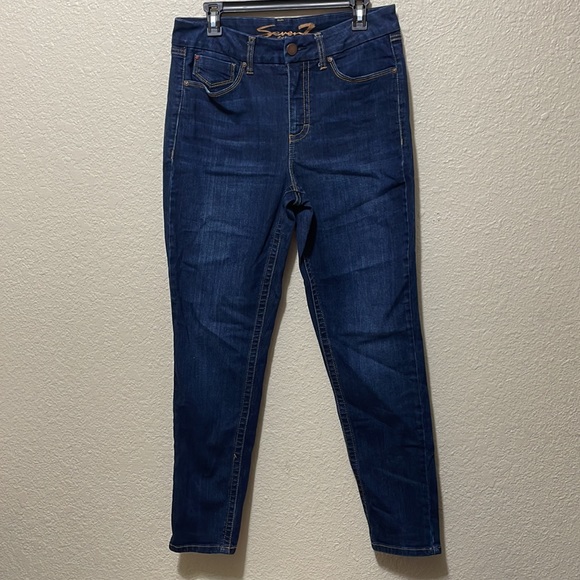 Seven7 Women's Tummyless High Rise Skinny Jeans. Very Good Condition. Size 12. - Picture 3 of 14